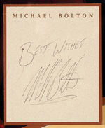 MICHAEL BOLTON “TIME, LOVE & TENDERNESS” ELABORATE MULTI-PLATINUM SALES AWARD.