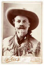 BUFFALO BILL EARLY CABINET PHOTO.