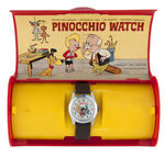 "PINOCCHIO" BOXED BRADLEY WATCH.