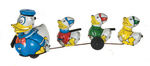 DONALD DUCK & NEPHEWS WITH RIFLES LINE MAR WIND-UP.