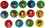 MUSICIANS OF THE 1950s FROM BUTTON SET INCLUDING BILL HALEY.
