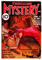 "THRILLING MYSTERY" 1937 PULP PAIR.