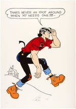 AL CAPP LI’L ABNER LOT OF FIVE HAND SIGNED AND NUMBERED LITHOGRAPHS.