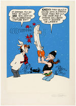 AL CAPP LI’L ABNER LOT OF FIVE HAND SIGNED AND NUMBERED LITHOGRAPHS.