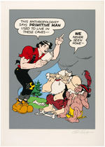 AL CAPP LI’L ABNER LOT OF FIVE HAND SIGNED AND NUMBERED LITHOGRAPHS.