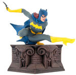 "ROBIN" STATUE BY BOWEN AND "BATGIRL" STATUE BY PAQUET.