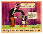 “MICKEY MOUSE WITH THE MOVIE STARS” GUM CARD #99.