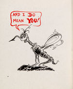 DR. SEUSS ILLUSTRATED WORLD WAR II ANTI-MALARIA BOOKLET.