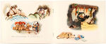 DISNEY STUDIO CHRISTMAS CARD INCREDIBLE EXTENSIVE COLLECTION IN HIGH GRADE.