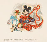 DISNEY STUDIO CHRISTMAS CARD INCREDIBLE EXTENSIVE COLLECTION IN HIGH GRADE.