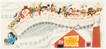 DISNEY STUDIO CHRISTMAS CARD INCREDIBLE EXTENSIVE COLLECTION IN HIGH GRADE.