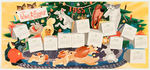 DISNEY STUDIO CHRISTMAS CARD INCREDIBLE EXTENSIVE COLLECTION IN HIGH GRADE.