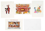 DISNEY STUDIO CHRISTMAS CARD INCREDIBLE EXTENSIVE COLLECTION IN HIGH GRADE.