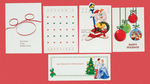 DISNEY CORPORATE CHRISTMAS CARD LOT.