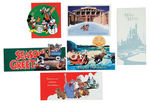 DISNEY CORPORATE CHRISTMAS CARD LOT.