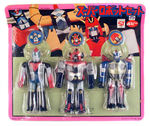 CARDED JAPANESE SHOGUN WARRIOR FIGURES.