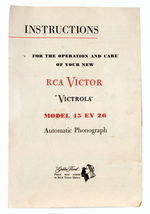 ALICE IN WONDERLAND "RCA VICTOR" AUTOMATIC PHONOGRAPH.