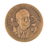 ROOSEVELT "FREEDOM" THEMED MEDALS.