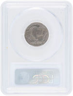 5C BUFFALO NICKEL LOT OF TWO PCGS GRADED.