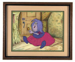 "THE SWORD IN THE STONE" MADAME MIM FRAMED ANIMATION CEL SOLD AT THE ART CORNER, DISNEYLAND.