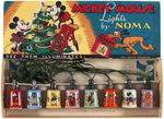 "MICKEY MOUSE LIGHTS BY NOMA" BOXED CHRISTMAS LIGHT SET.