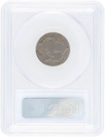 5C BUFFALO NICKEL LOT OF FIVE PCGS GRADED.