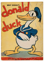 "DONALD DUCK" LINEN-LIKE BOOK.