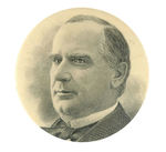 McKINLEY 1896 WITH STEEL ENGRAVING STYLE PORTRAIT.