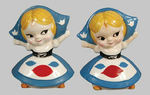 "THE DAIRY QUEEN" SALT & PEPPER SET.