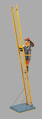 "MARX SLIPPING SAM THE CLIMBING FIREMAN" BOXED WIND-UP.