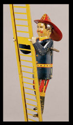 "MARX SLIPPING SAM THE CLIMBING FIREMAN" BOXED WIND-UP.