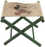 MICKEY MOUSE FOLDING BEACH CHAIR & CAMP STOOL.