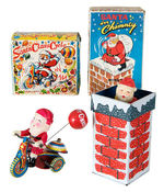 SANTA BOXED WIND-UP TOYS.