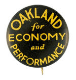 OAKLAND MOTOR CAR BUTTON CIRCA 1930.