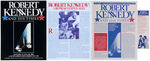 ROBERT KENNEDY AND HIS TIMES 1985 CBS-TV MINI-SERIES: 5 BUTTONS, POSTER & RELATED.