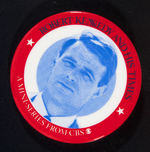 ROBERT KENNEDY AND HIS TIMES 1985 CBS-TV MINI-SERIES: 5 BUTTONS, POSTER & RELATED.