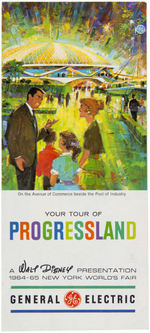 DISPLAY MAP SEEN BY 14 MILLION PEOPLE EXITING GE's PROGRESSLAND AT THE 1964-1965 NYWF, ABOUT 5x6'.