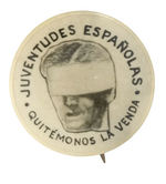 SPANISH CIVIL WAR RARE BUTTON.