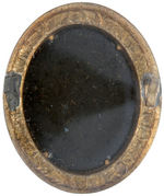 RARE LINCOLN OVAL FERROTYPE IN OVAL FRAME EX-JOHN FORD COLLECTION, DeWITT 1860-135.