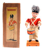 "THE DRUMMER" LARGE BOXED CELLULOID WINDUP.