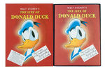 "THE LIFE OF DONALD DUCK" BOXED SET WITH BOOK & CARD SIGNED BY CARL BARKS.