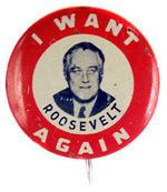 FDR RE-ELECTION LITHO.