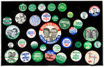 CARTER 1976 AND 1980 COLLECTION OF 72 BUTTONS.