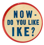 ANTI EISENHOWER BUTTON FROM 1956.