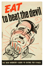 “EAT TO BEAT THE DEVIL” PREMIUM BOOKLET FROM SERVEL REFRIGERATOR.