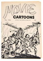 "MOVIE CARTOONS" ASHCAN COMIC BOOK COVER FOLDER FEATURING THE BOY COMMANDOS BY SIMON & KIRBY.