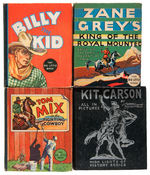 WESTERN BIG LITTLE BOOK FOUR PIECE LOT.