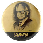 STRIKING BLACK/GOLD "GOLDWATER" PORTRAIT.