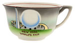 "NEW YORK WORLD'S FAIR" 1939 TEACUP LOT.