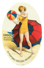 BEAUTIFULLY COLORED AND DESIGNED MIRROR "ONDOCA DELICIOUS FOOD DRINK."